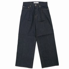 画像1: DAIRIKU/"Wide" Rigid Denim Pants（Indigo）［"ワイド"リジッドデニムパンツ-25秋冬］ (1)