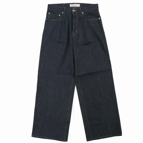 他の写真1: DAIRIKU/"Wide" Rigid Denim Pants（Indigo）［"ワイド"リジッドデニムパンツ-25秋冬］