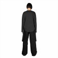 画像3: DAIRIKU/Upside down Long Sleeve Tee（Black）［アップサイドダウン長袖T-25秋冬］ (3)