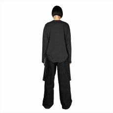 画像3: DAIRIKU/Upside down Long Sleeve Tee（Black）［アップサイドダウン長袖T-25秋冬］ (3)
