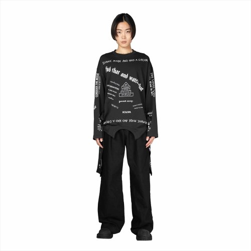 他の写真2: DAIRIKU/Upside down Long Sleeve Tee（Black）［アップサイドダウン長袖T-25秋冬］