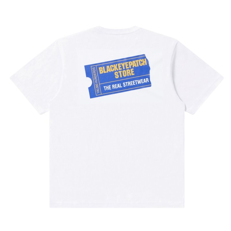 画像2: BlackEyePatch/RENTAL TICKET LOGO TEE(WHITE)