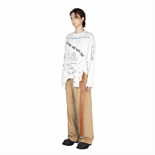 他の写真3: DAIRIKU/Upside down Long Sleeve Tee（White）［アップサイドダウン長袖T-25秋冬］