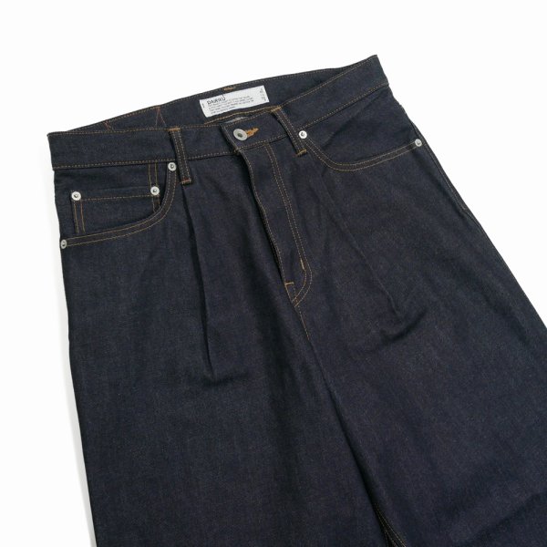 画像3: DAIRIKU/"Wide" Rigid Denim Pants（Indigo）［"ワイド"リジッドデニムパンツ-25秋冬］