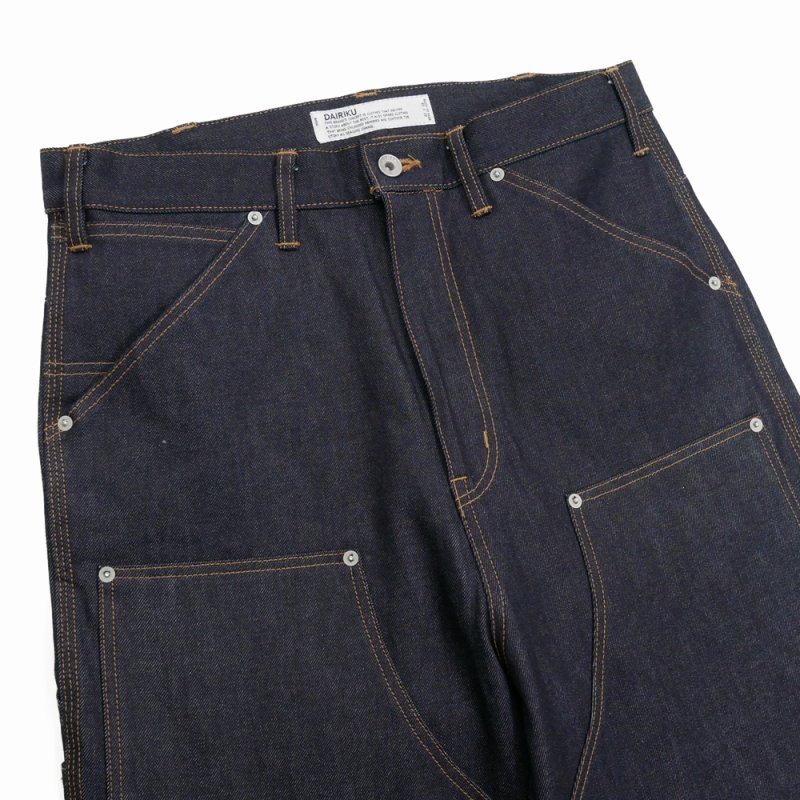 DAIRIKU/Rigid Painter Denim Wide Pants（Indigo）［リジッド