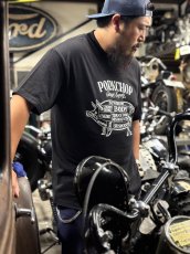 画像5: PORKCHOP/PORK FRONT TEE 25（BLACK）［ポークフロントT-25春夏］ (5)
