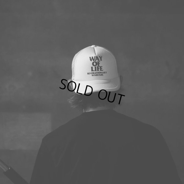 画像3: RATS/MESH CAP "WAY OF LIFE"（WHITE）［メッシュキャップ-25春夏］