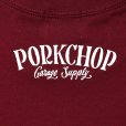 画像4: PORKCHOP/PORK FRONT TEE 25（BURGUNDY）［ポークフロントT-25春夏］ (4)