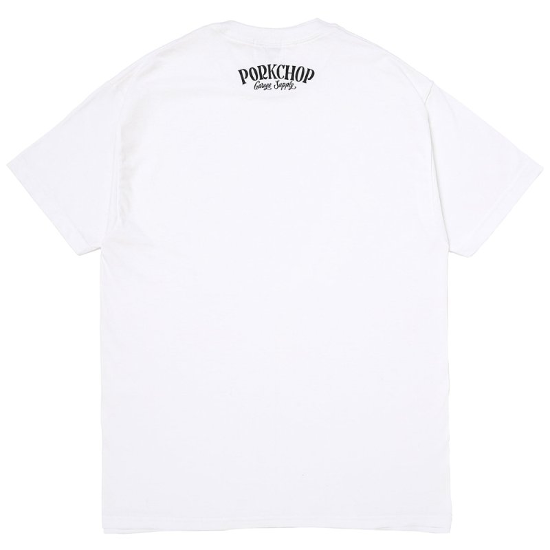 画像2: PORKCHOP/PORK FRONT TEE 25（WHITE）［ポークフロントT-25春夏］