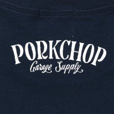 画像4: PORKCHOP/PORK FRONT TEE 25（NAVY）［ポークフロントT-25春夏］ (4)
