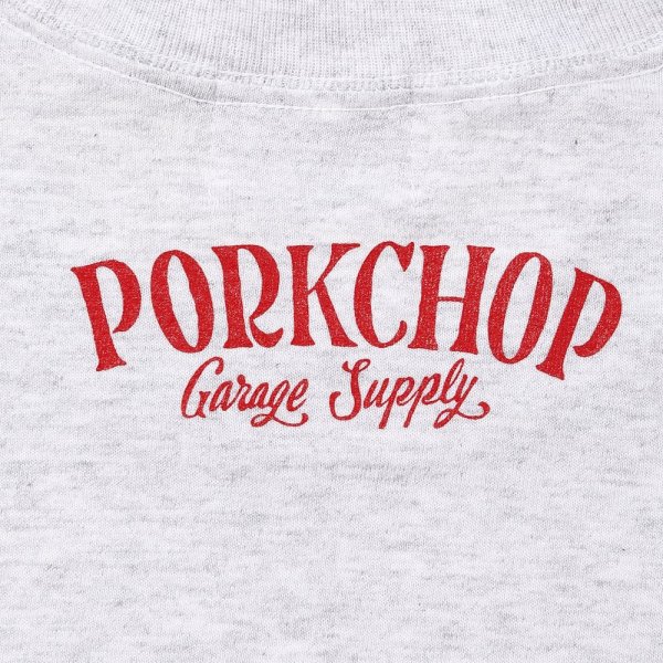 画像4: PORKCHOP/PORK FRONT TEE 25（ASH）［ポークフロントT-25春夏］