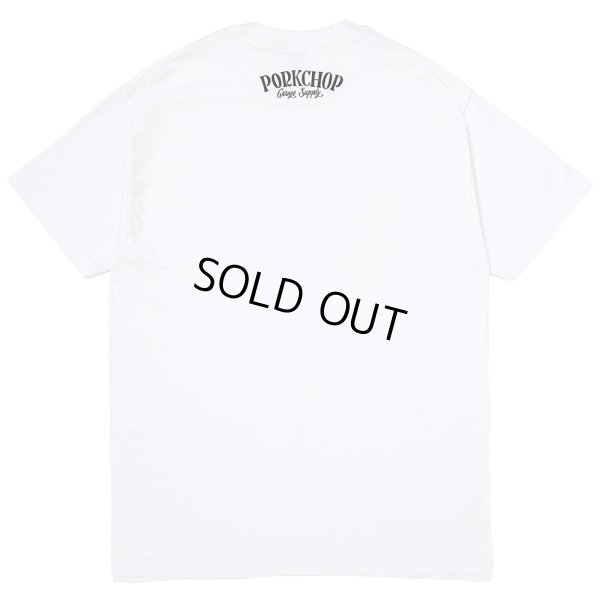 画像2: PORKCHOP/PORK FRONT TEE 25（WHITE）［ポークフロントT-25春夏］