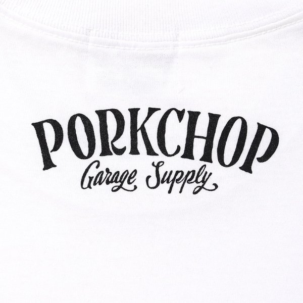 画像4: PORKCHOP/PORK FRONT TEE 25（WHITE）［ポークフロントT-25春夏］