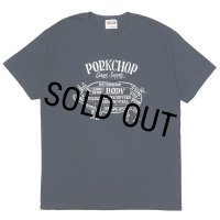 PORKCHOP/PORK FRONT TEE 25（NAVY）［ポークフロントT-25春夏］