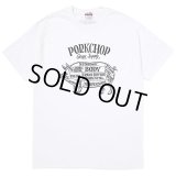 PORKCHOP/PORK FRONT TEE 25（WHITE）［ポークフロントT-25春夏］