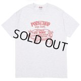 PORKCHOP/PORK FRONT TEE 25（ASH）［ポークフロントT-25春夏］