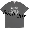 PORKCHOP/PORK FRONT TEE 25（BLACK）［ポークフロントT-25春夏］
