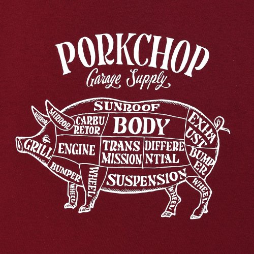 他の写真3: PORKCHOP/PORK FRONT TEE 25（BURGUNDY）［ポークフロントT-25春夏］