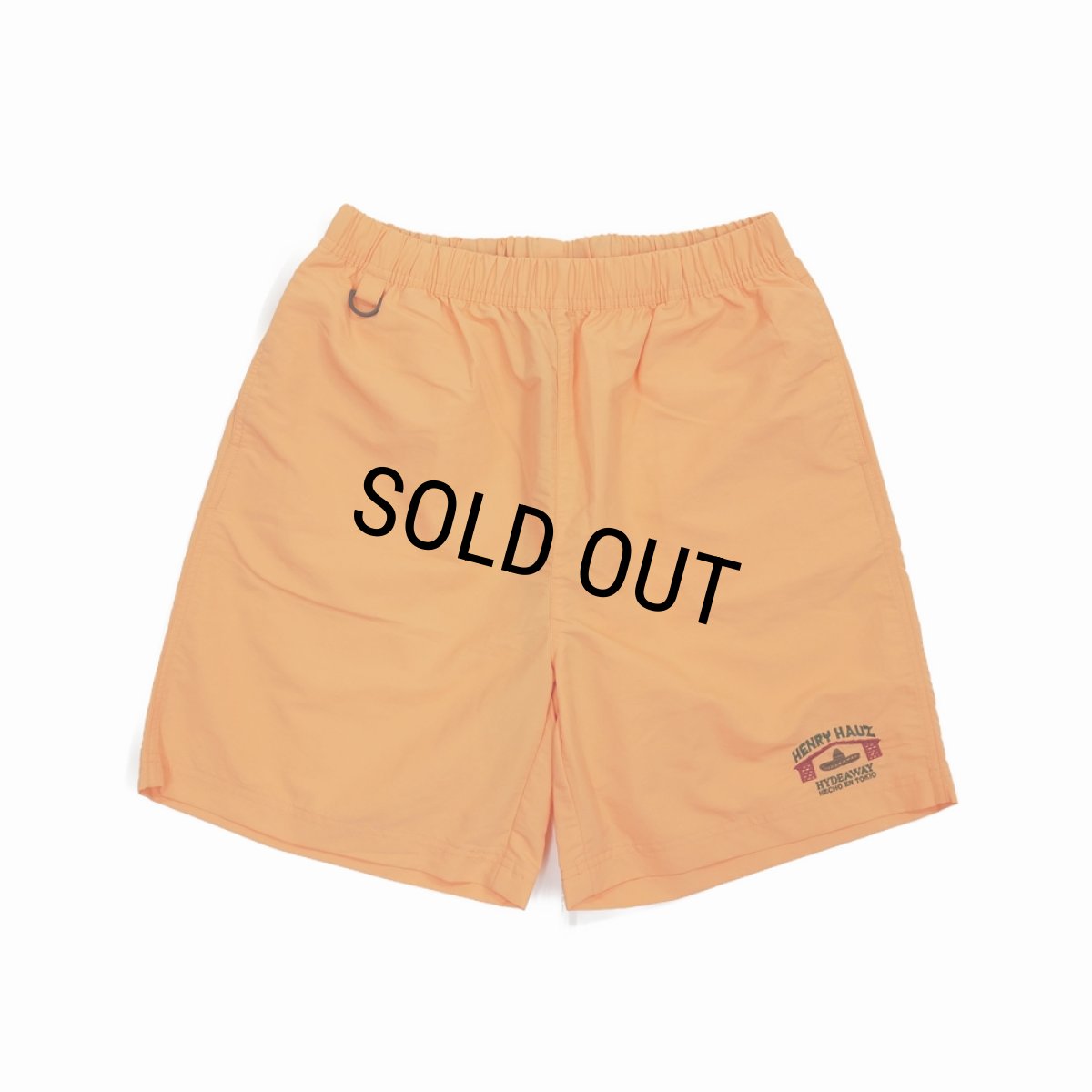 画像1: 【30％OFF】ROUGH AND RUGGED/HH SHORTS（×SUNDAYS BEST）（ORANGE）［ナイロンショーツ-25春夏］ (1)