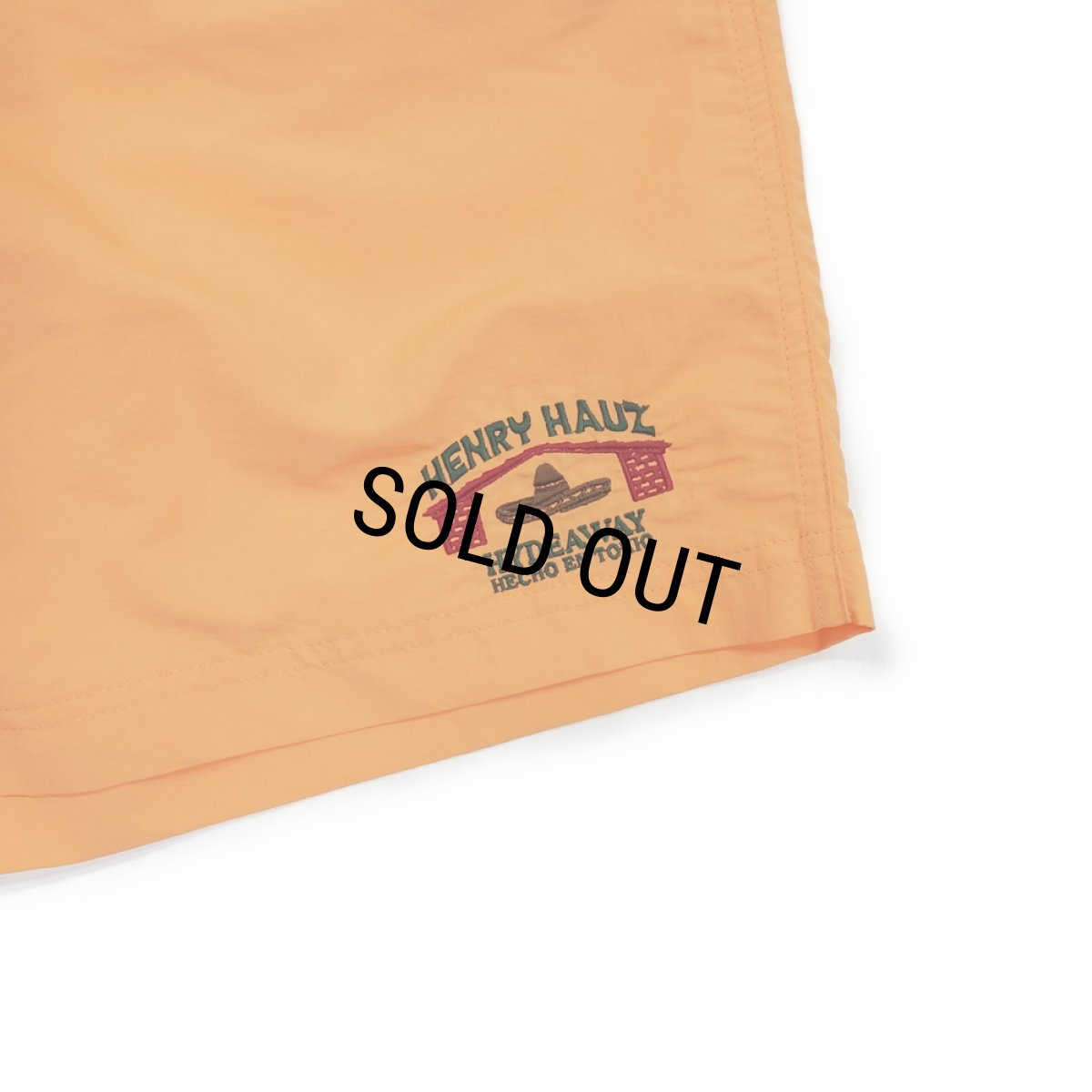 画像5: 【30％OFF】ROUGH AND RUGGED/HH SHORTS（×SUNDAYS BEST）（ORANGE）［ナイロンショーツ-25春夏］ (5)