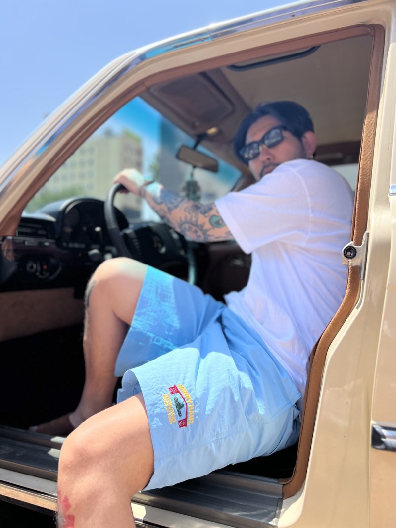 画像3: ROUGH AND RUGGED/HH SHORTS（×SUNDAYS BEST）（SKY）［ナイロンショーツ-25春夏］