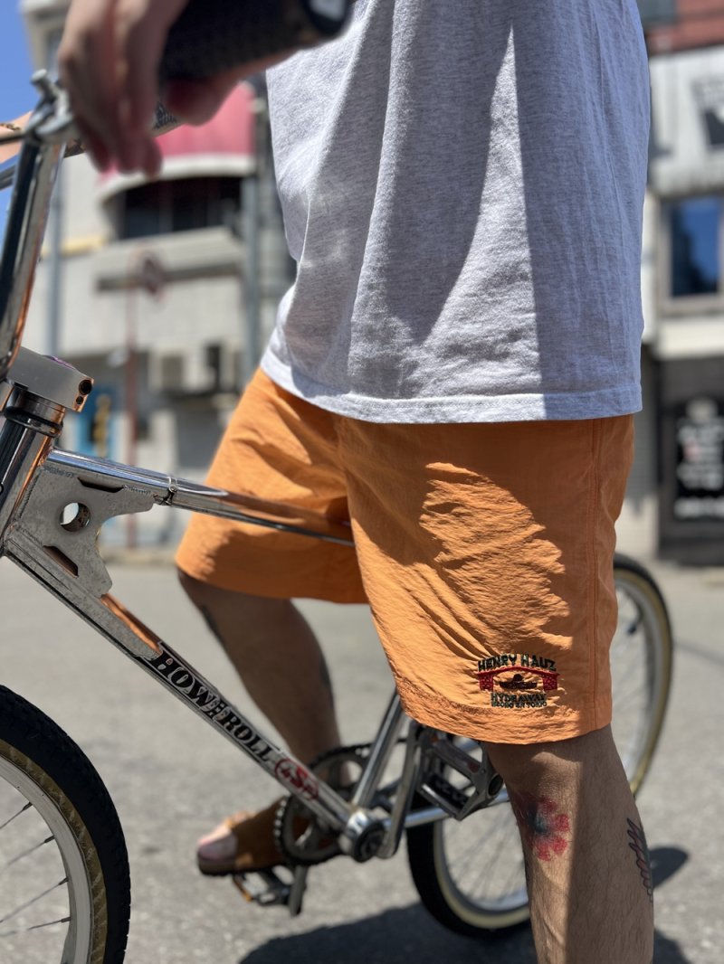 画像3: ROUGH AND RUGGED/HH SHORTS（×SUNDAYS BEST）（ORANGE）［ナイロンショーツ-25春夏］