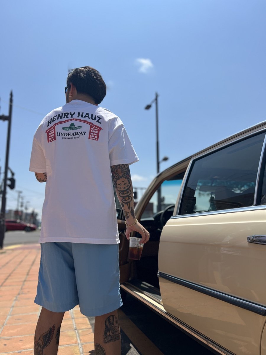 画像7: ROUGH AND RUGGED/HH SHORTS（×SUNDAYS BEST）（SKY）［ナイロンショーツ-25春夏］ (7)