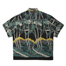 画像2: COOTIE PRODUCTIONS/Rayon Open Collar S/S Shirts（Black）［レーヨンオープンカラーシャツ-25春夏］ (2)