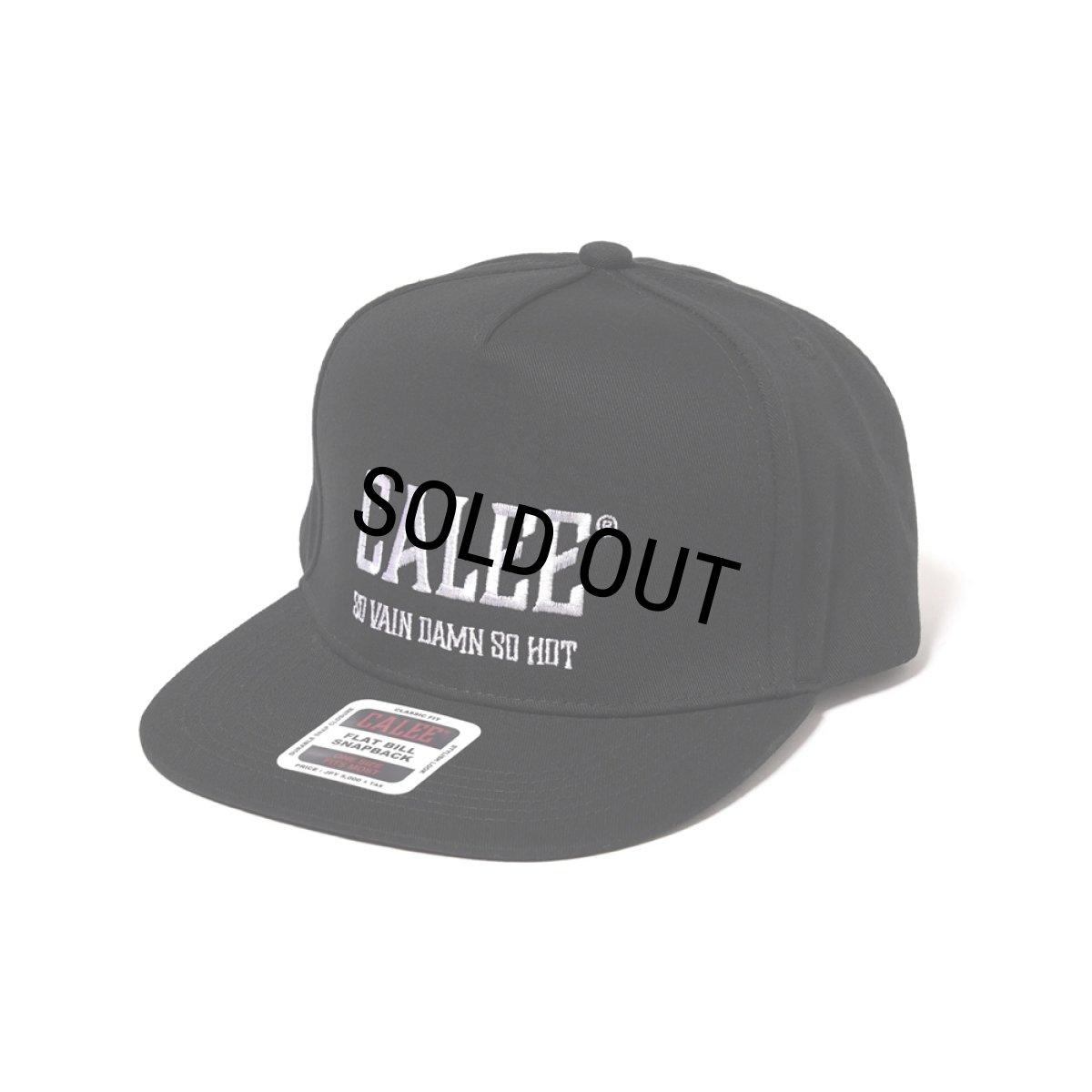 画像1: CALEE/CALEE NATIONAL LOGO SOUVENIR CAP（WHITE）［スーベニアキャップ-25春夏］ (1)