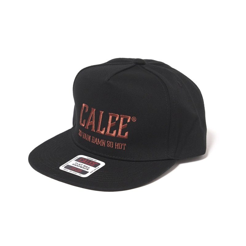 画像1: CALEE/CALEE NATIONAL LOGO SOUVENIR CAP（ORANGE）［スーベニアキャップ-25春夏］