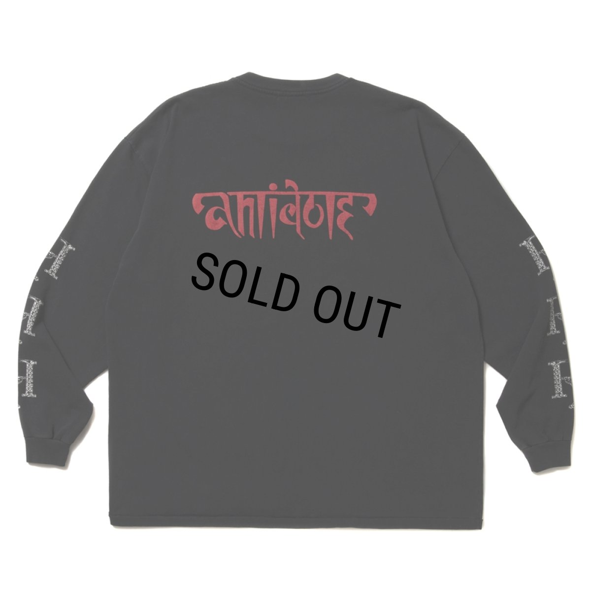 画像2: ANTIDOTE BUYERS CLUB/Fade Wash L/S Tee（Grim Reaper）（Black） (2)