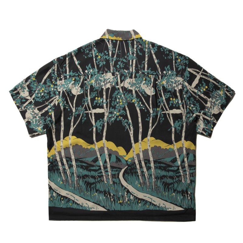 画像2: COOTIE PRODUCTIONS/Rayon Open Collar S/S Shirts（Black）［レーヨンオープンカラーシャツ-25春夏］