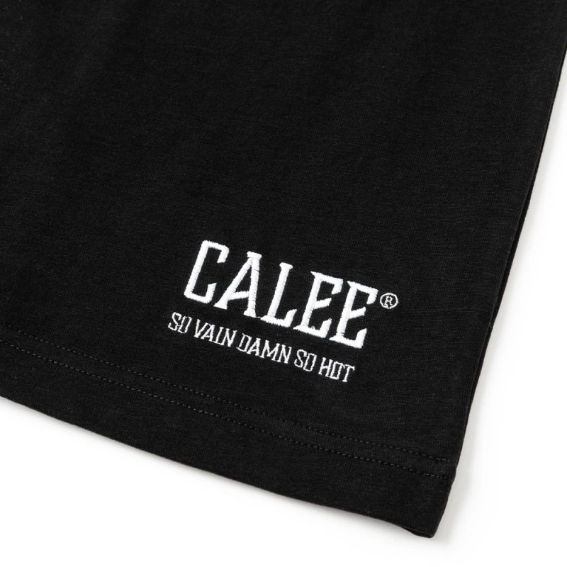 画像3: CALEE/CALEE NATIONAL LOGO TEE（BLACK）［ナショナルロゴT-25春夏］