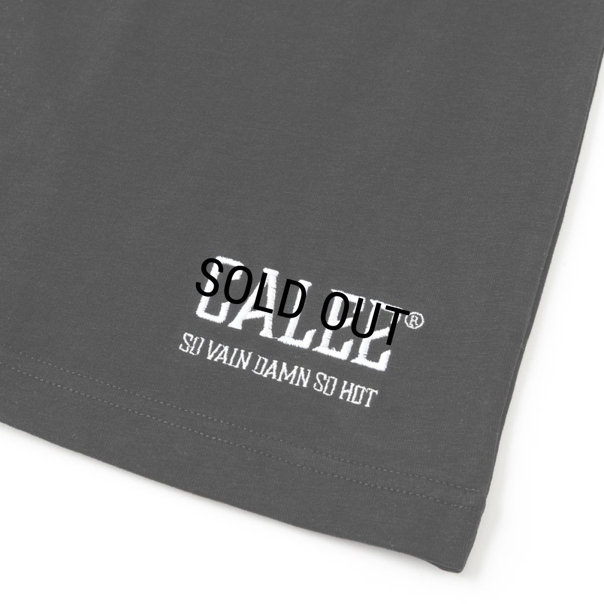 画像3: CALEE/CALEE NATIONAL LOGO TEE（BLACK）［ナショナルロゴT-25春夏］ (3)