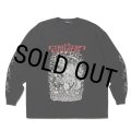 ANTIDOTE BUYERS CLUB/Fade Wash L/S Tee（Grim Reaper）（Black）