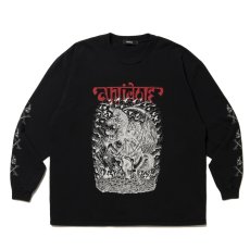 画像1: ANTIDOTE BUYERS CLUB/Fade Wash L/S Tee（Grim Reaper）（Black） (1)