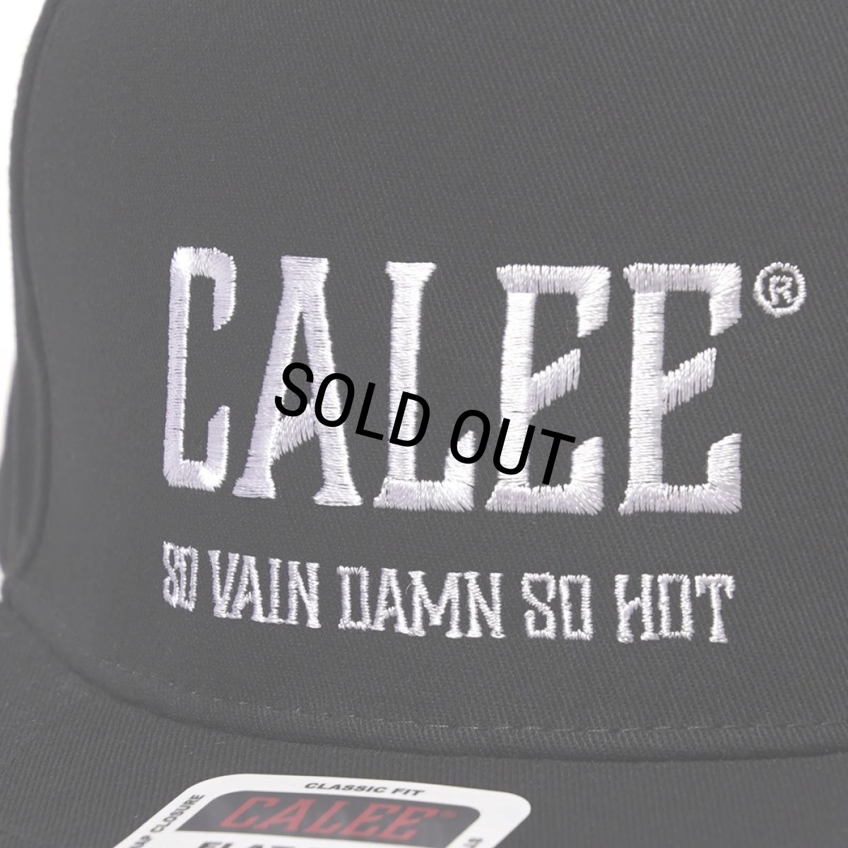 画像3: CALEE/CALEE NATIONAL LOGO SOUVENIR CAP（WHITE）［スーベニアキャップ-25春夏］ (3)