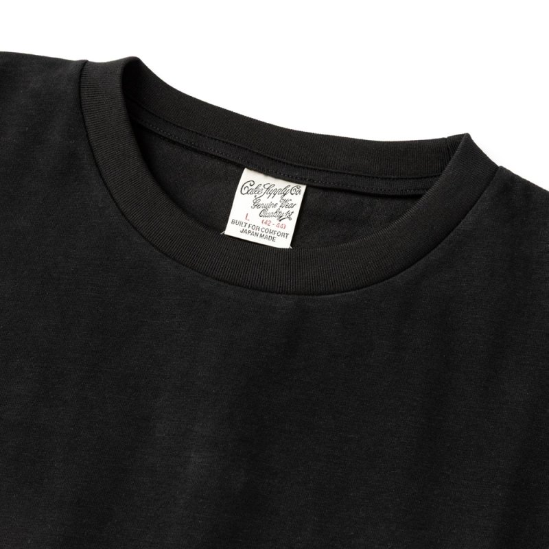 画像2: CALEE/CALEE NATIONAL LOGO TEE（BLACK）［ナショナルロゴT-25春夏］