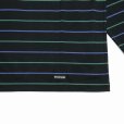 画像3: WACKO MARIA/STRIPED LONG SLEEVE T-SHIRT（BLACK）［ストライプ長袖T-25秋冬］ (3)
