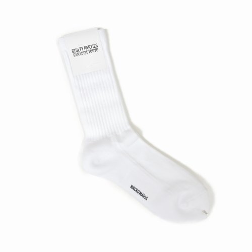 他の写真1: WACKO MARIA/SKATER SOCKS（WHITE）［スケーターソックス-25秋冬］