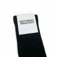 画像2: WACKO MARIA/SKATER SOCKS（BLACK）［スケーターソックス-25秋冬］ (2)