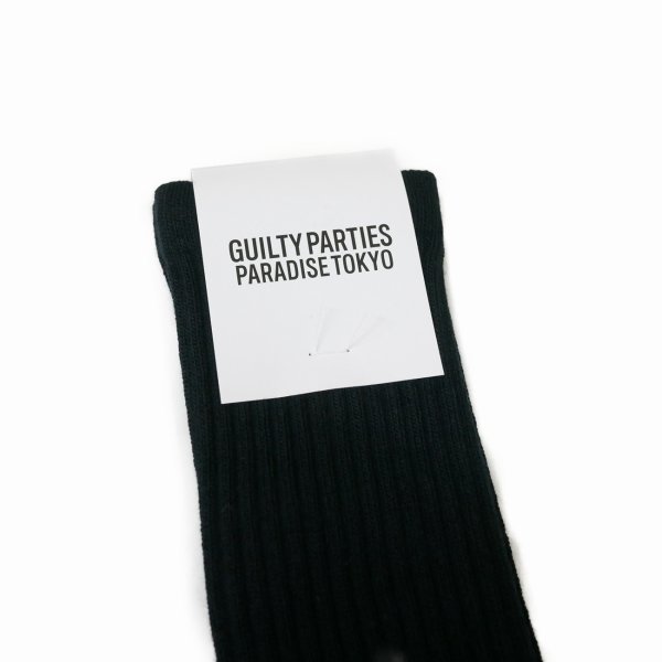 画像2: WACKO MARIA/SKATER SOCKS（BLACK）［スケーターソックス-25秋冬］