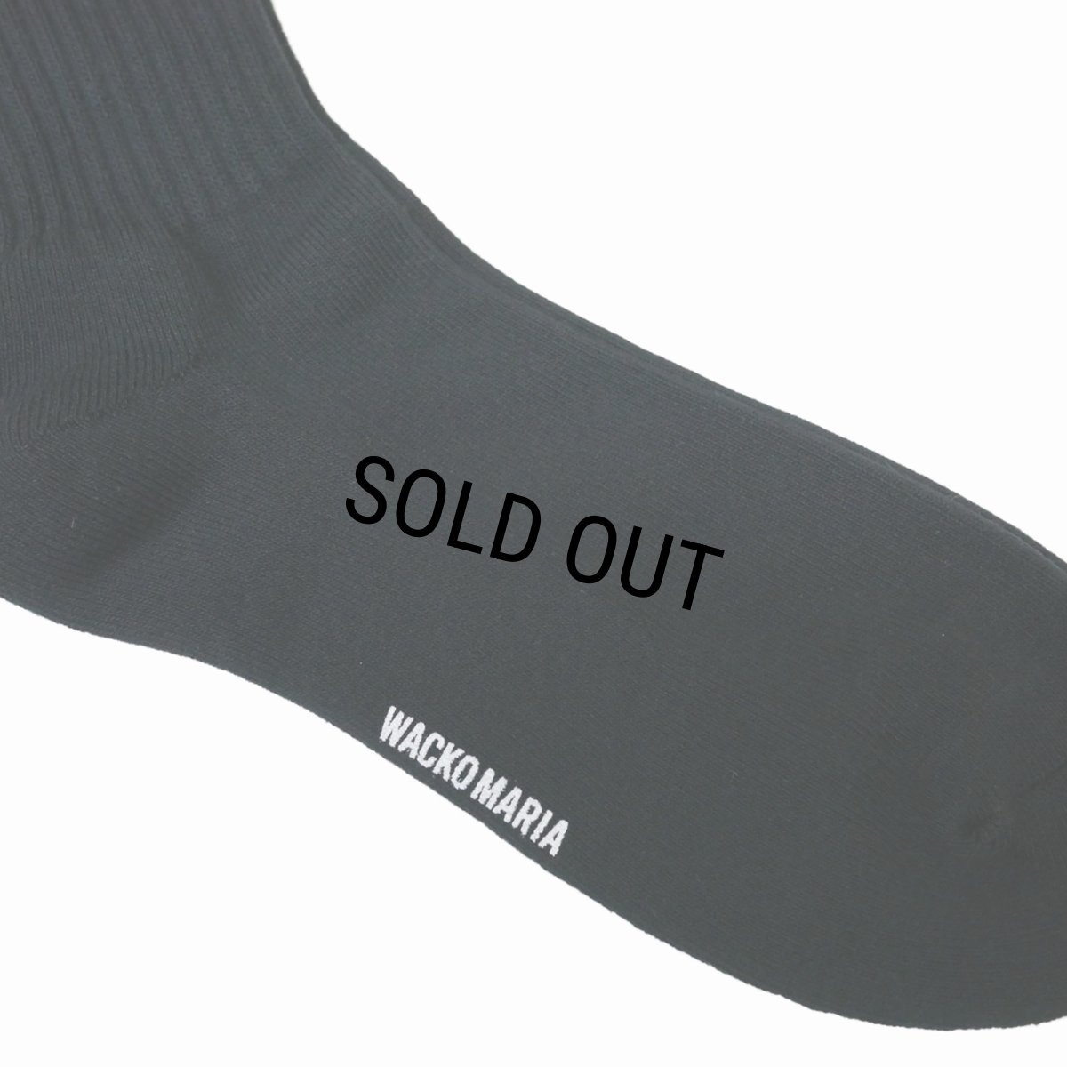 画像2: WACKO MARIA/SPORTS SOCKS（BLACK）［スポーツソックス-25秋冬］ (2)