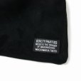 画像2: WACKO MARIA/SUEDE LEATHER DRAWSTRING BAG（BLACK）［スウェードレザードローストリングバッグ-25秋冬］ (2)