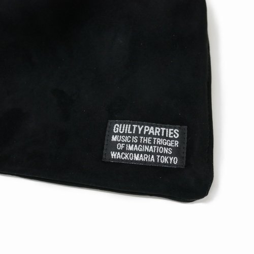 他の写真2: WACKO MARIA/SUEDE LEATHER DRAWSTRING BAG（BLACK）［スウェードレザードローストリングバッグ-25秋冬］