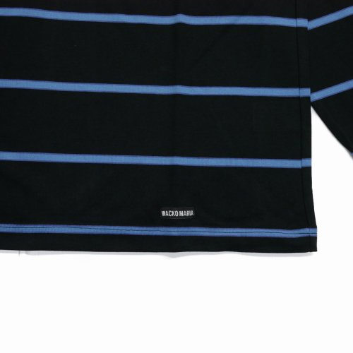 他の写真3: WACKO MARIA/STRIPED LONG SLEEVE T-SHIRT（BLACK）［ストライプ長袖T-25秋冬］