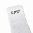 画像2: WACKO MARIA/SKATER SOCKS（WHITE）［スケーターソックス-25秋冬］ (2)