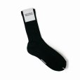 画像1: WACKO MARIA/SKATER SOCKS（BLACK）［スケーターソックス-25秋冬］ (1)