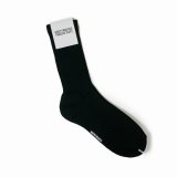 WACKO MARIA/SKATER SOCKS（BLACK）［スケーターソックス-25秋冬］