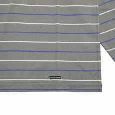 画像3: WACKO MARIA/STRIPED LONG SLEEVE T-SHIRT（GRAY）［ストライプ長袖T-25秋冬］ (3)